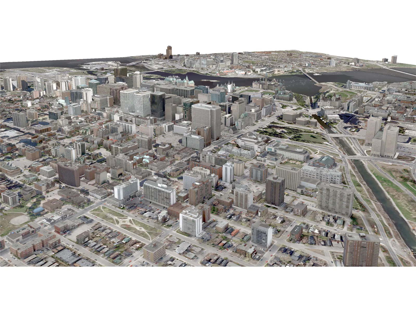 Ottawa City 3D Model