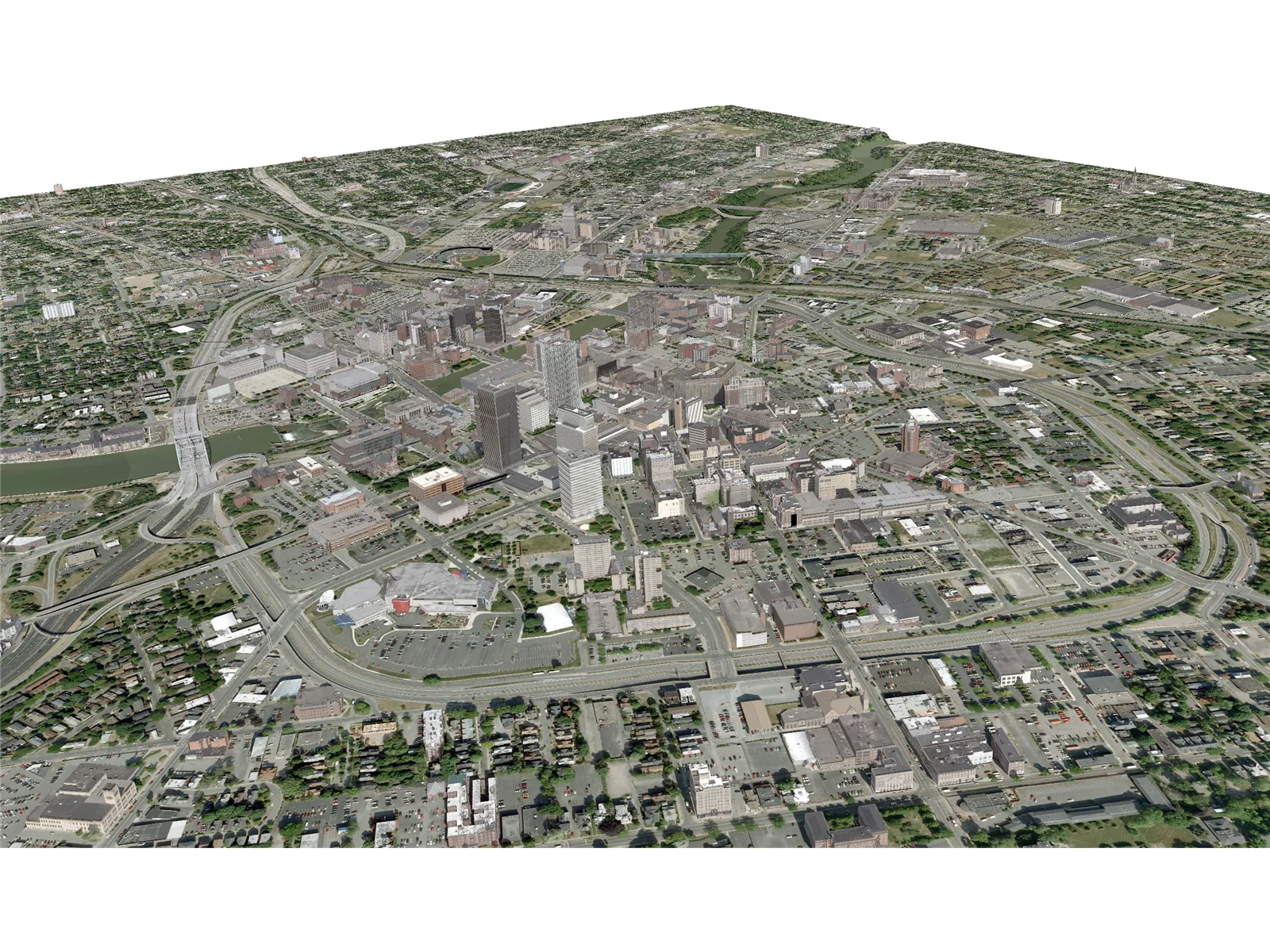 Rochester City 3D Model