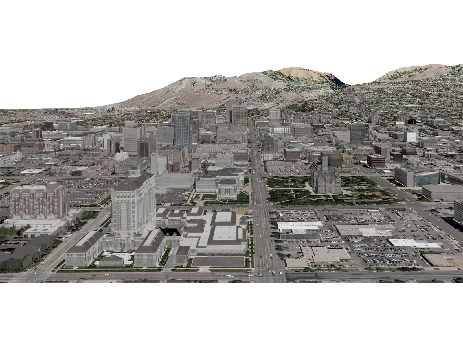 Salt Lake City 3D Model