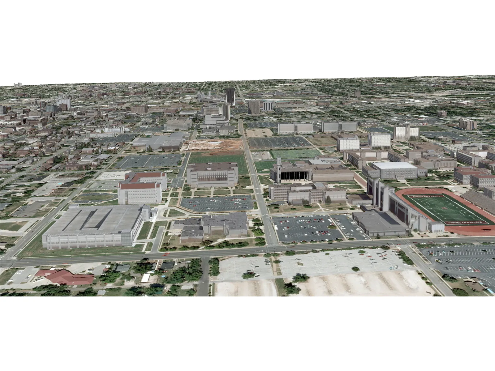 Springfield City 3D Model