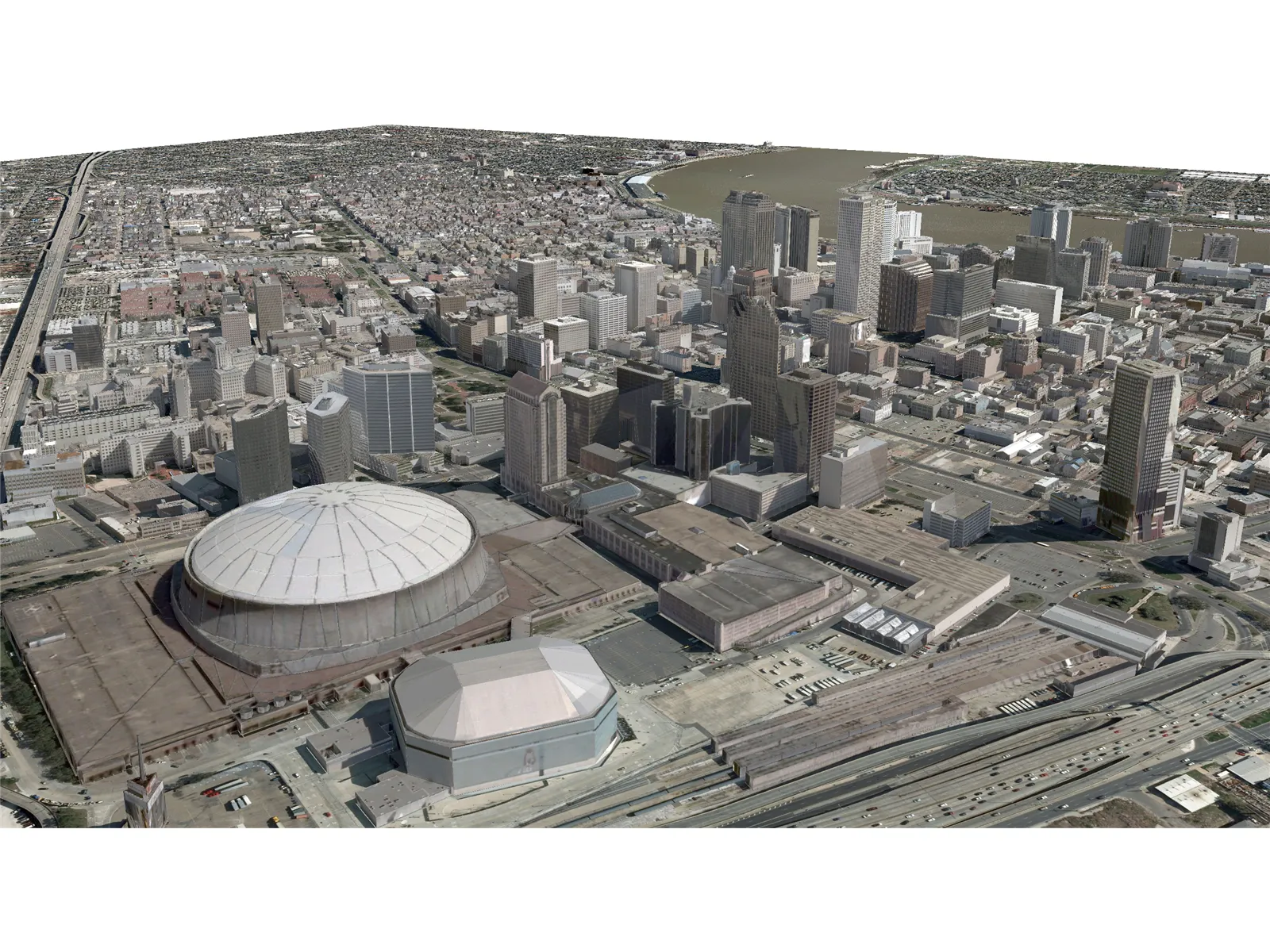New Orleans City 3D Model