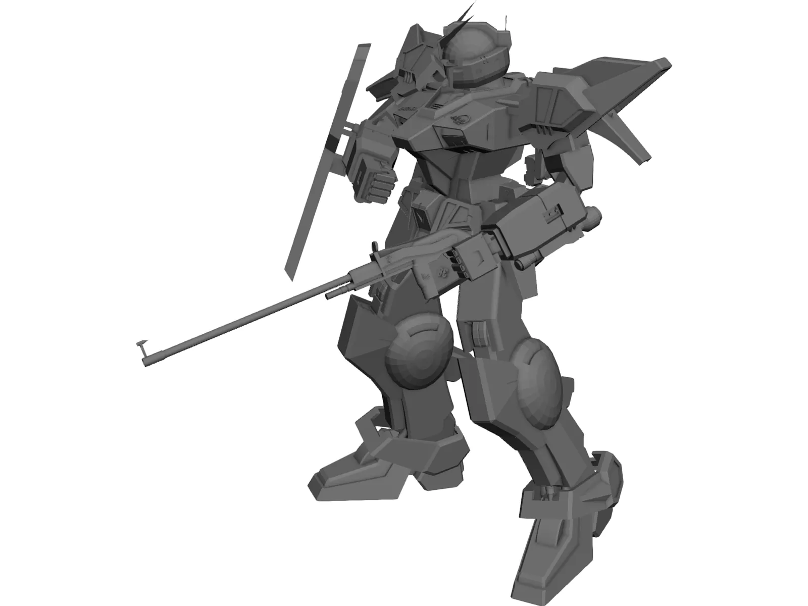 Gundam Light 3D Model