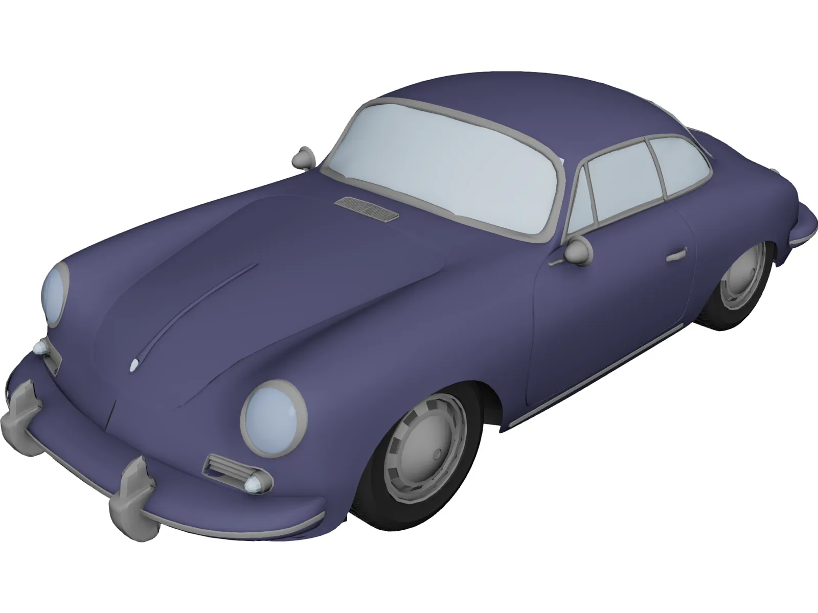 Porsche 356 (1965) 3D Model