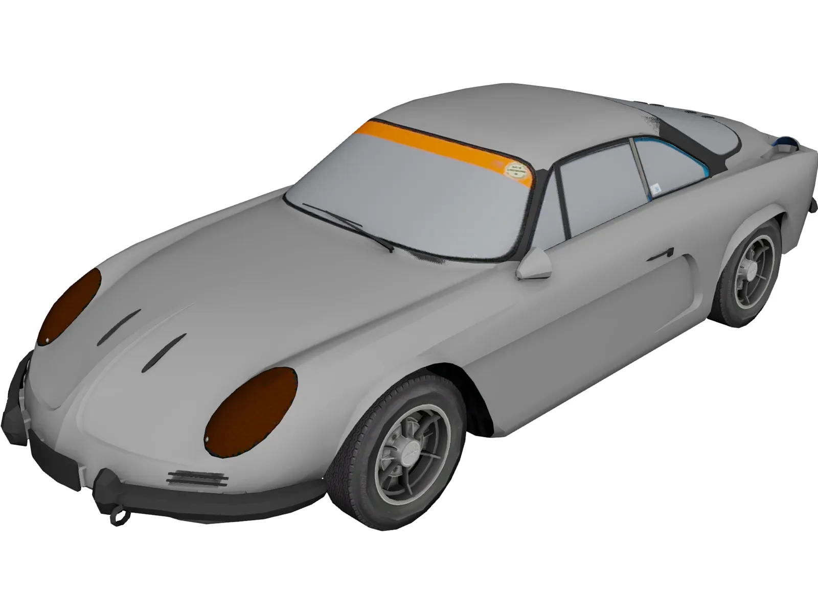 Renault Alpine A110 3D Model