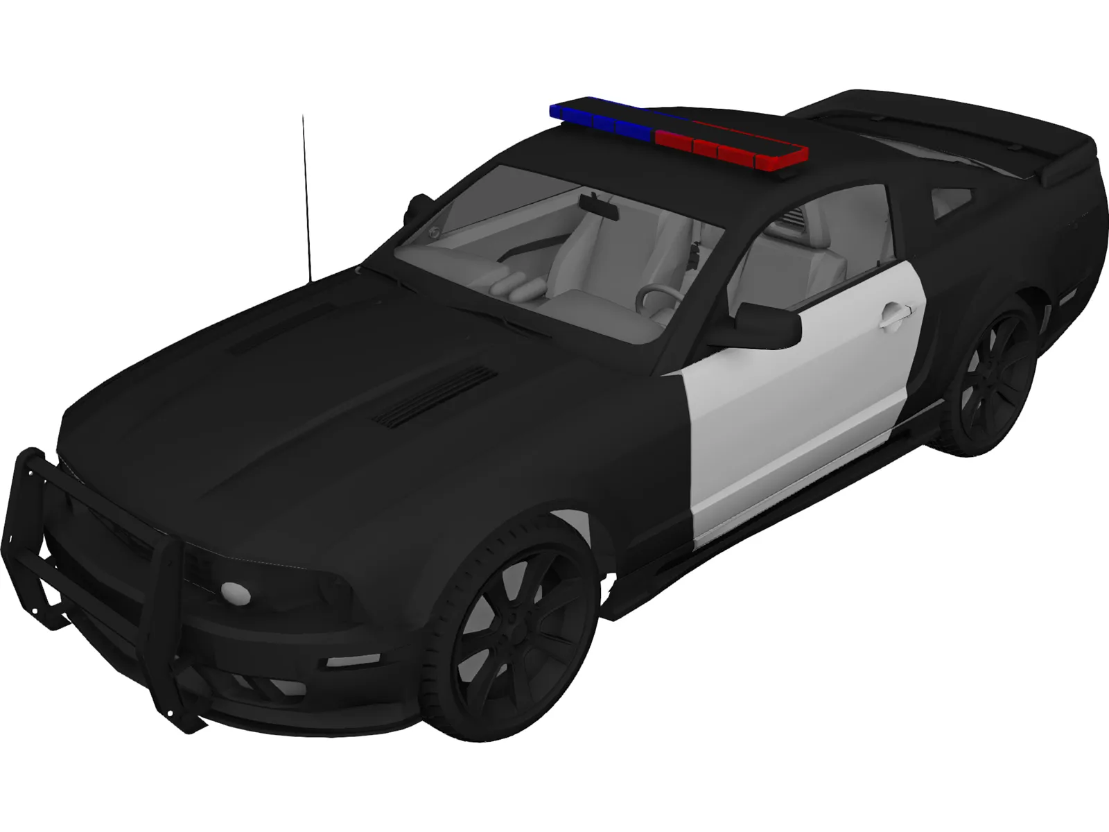 Ford Mustang Saleen Barricade 3D Model