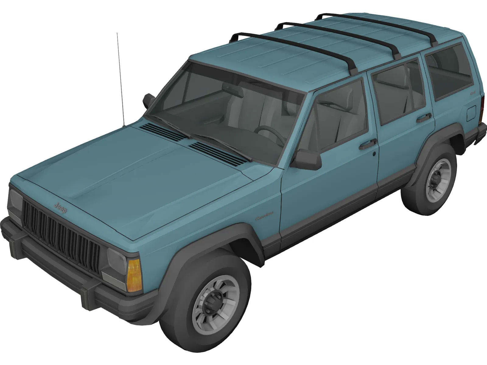 Jeep Grand Cherokee (1980) 3D Model