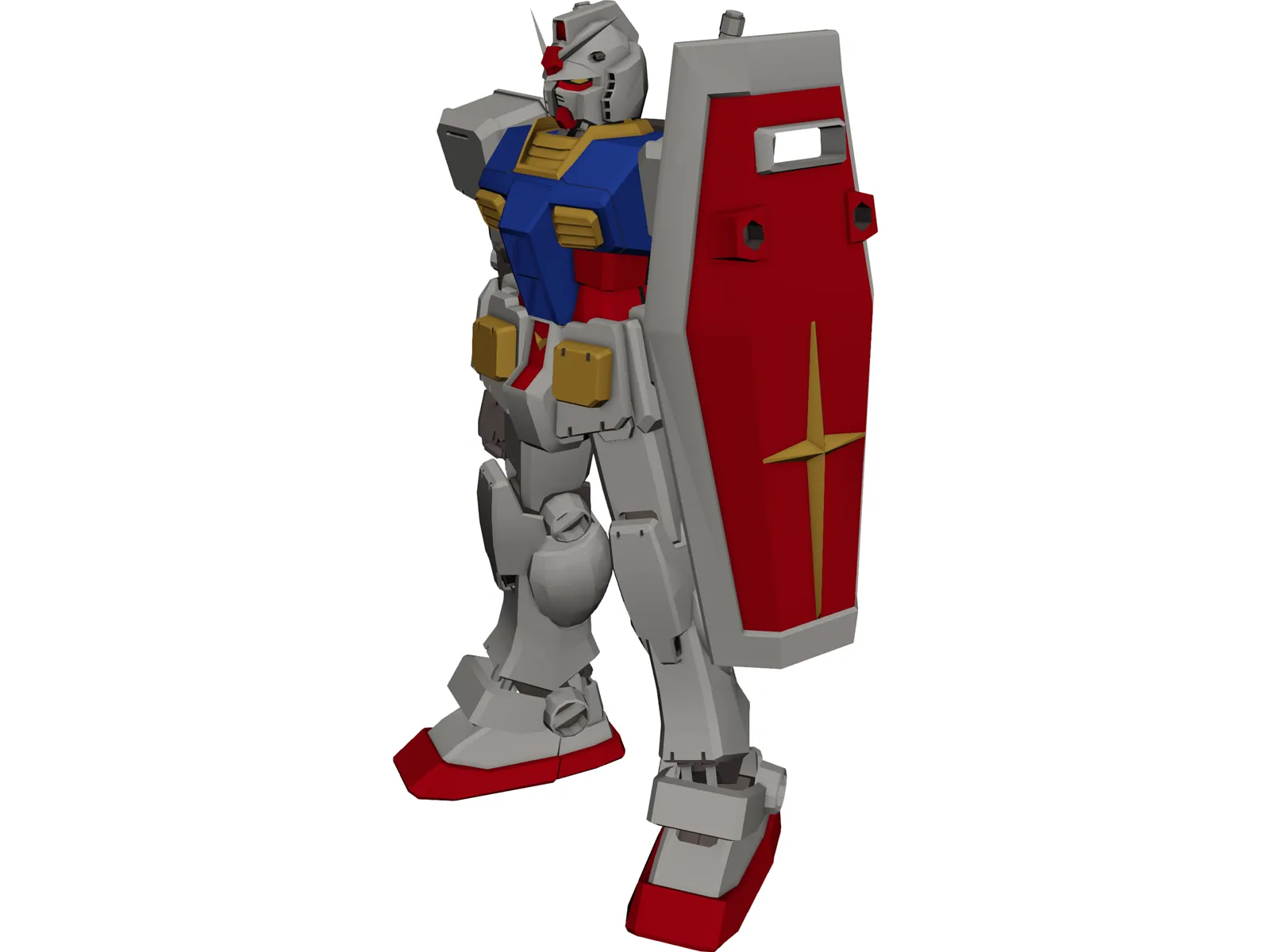 Gundam rx78 3D Model