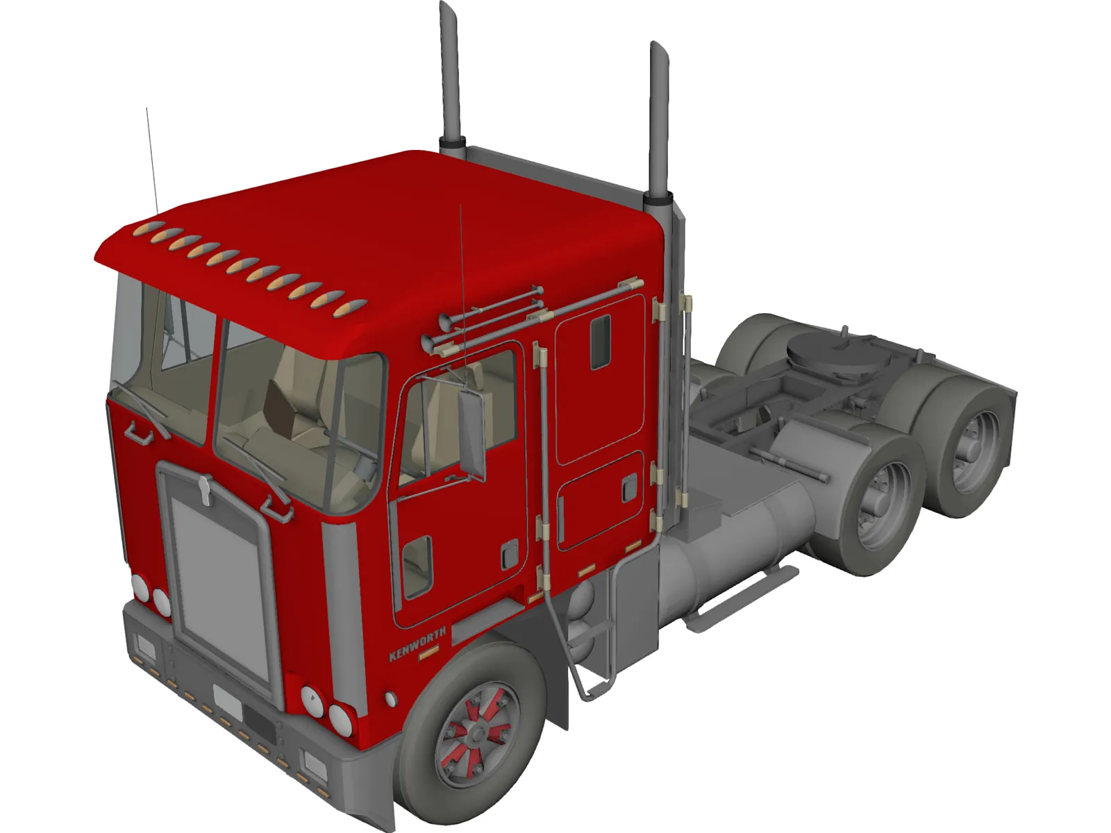 Kenworth K100 3D Model