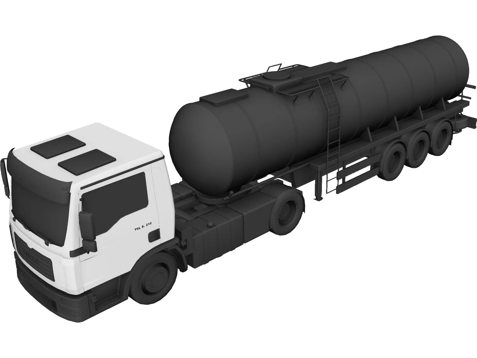 Man Truck 3D Model