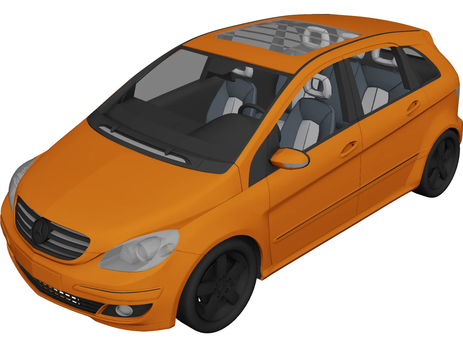 Mercedes-Benz B-class (2006) 3D Model