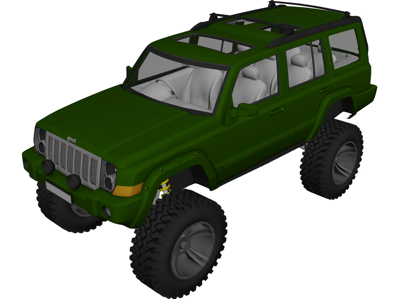 Jeep Commander [Lifted] 3D Model