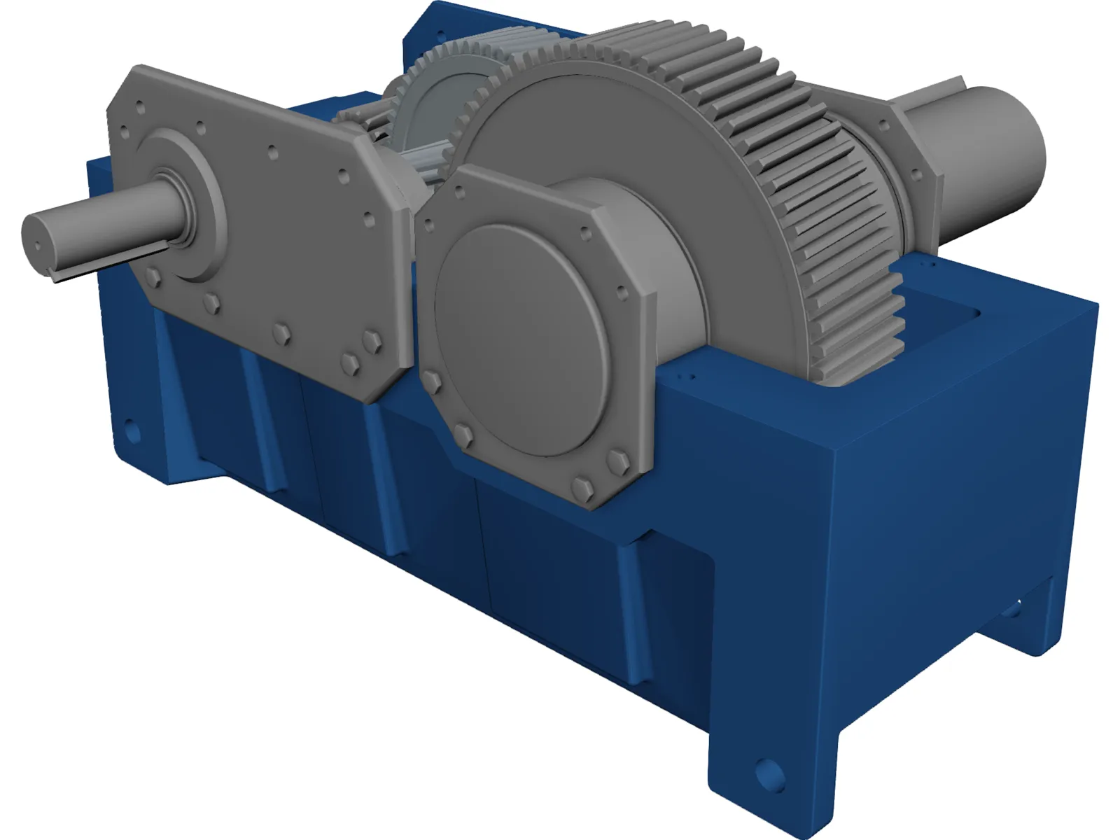 Speed Reducer Explode 3D Model