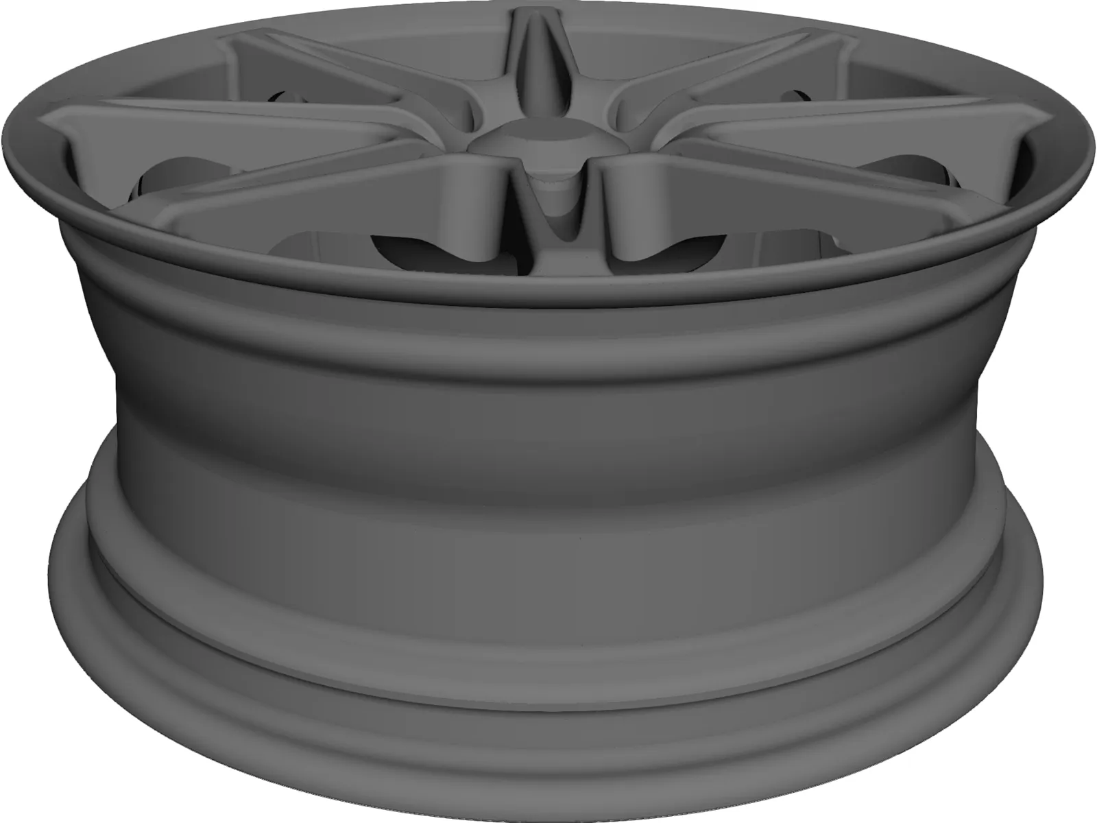 Car Wheel 3D Model