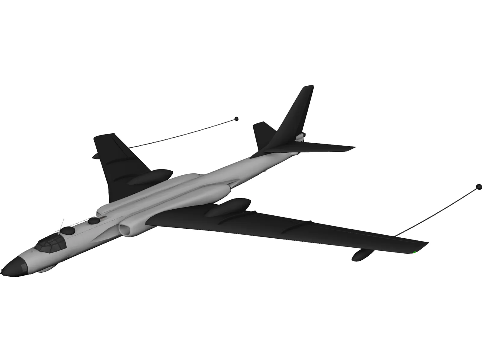 Xian H-6 3D Model