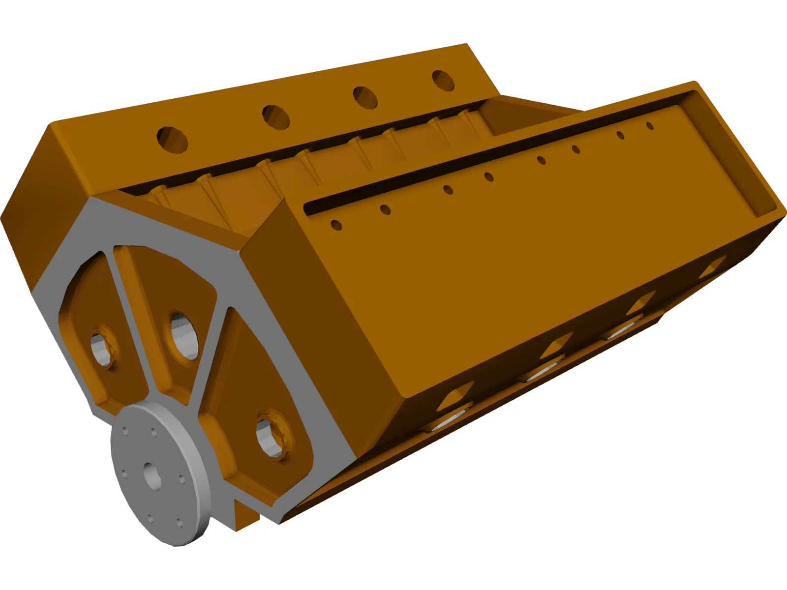 Engine V8 3D Model