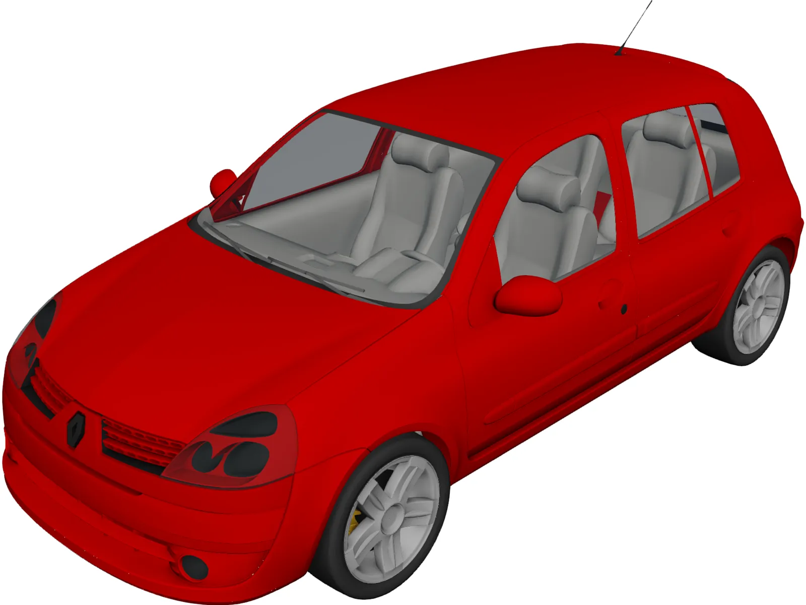 Renault Clio 3D Model