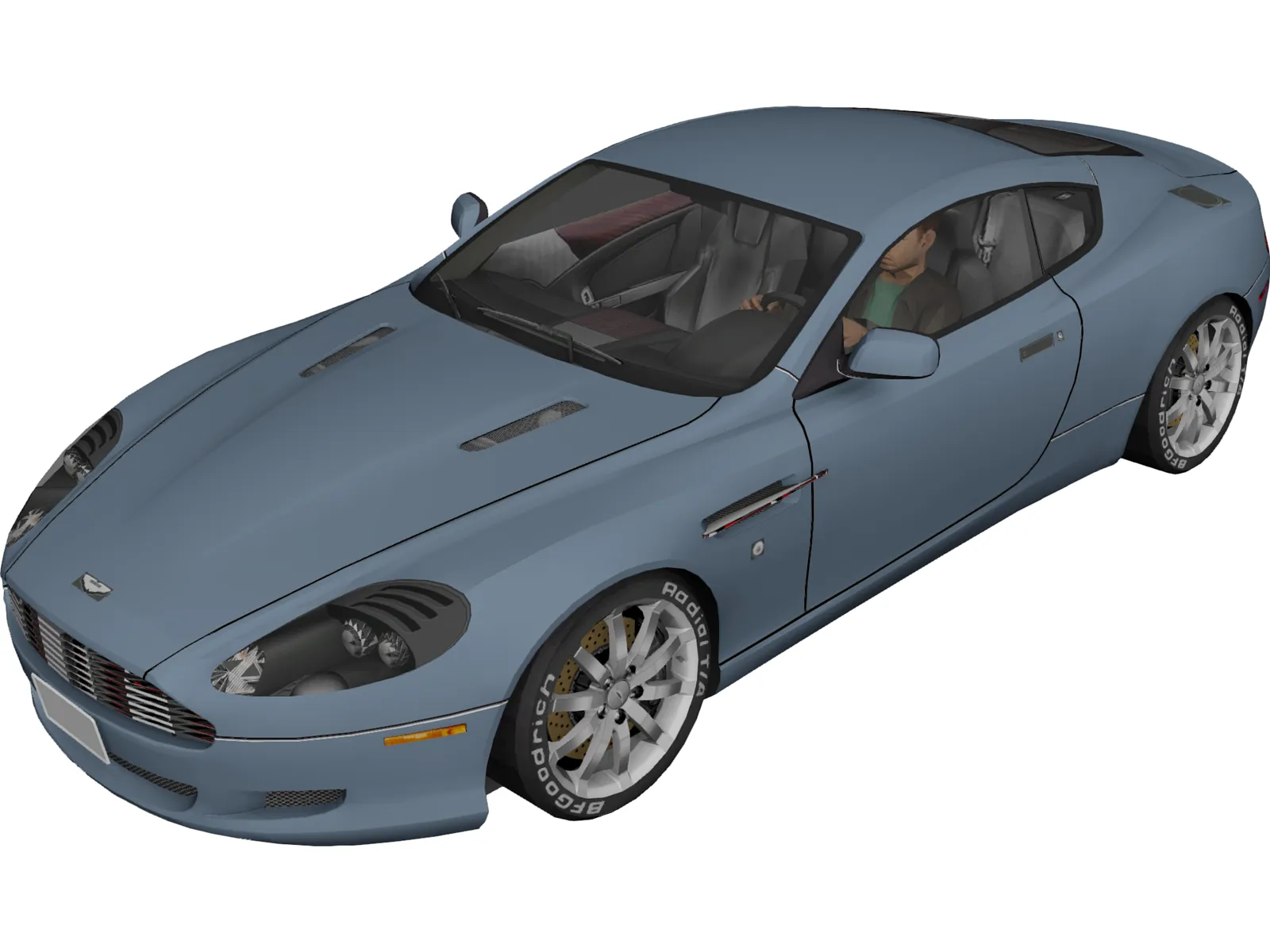 Aston Martin DB9 3D Model