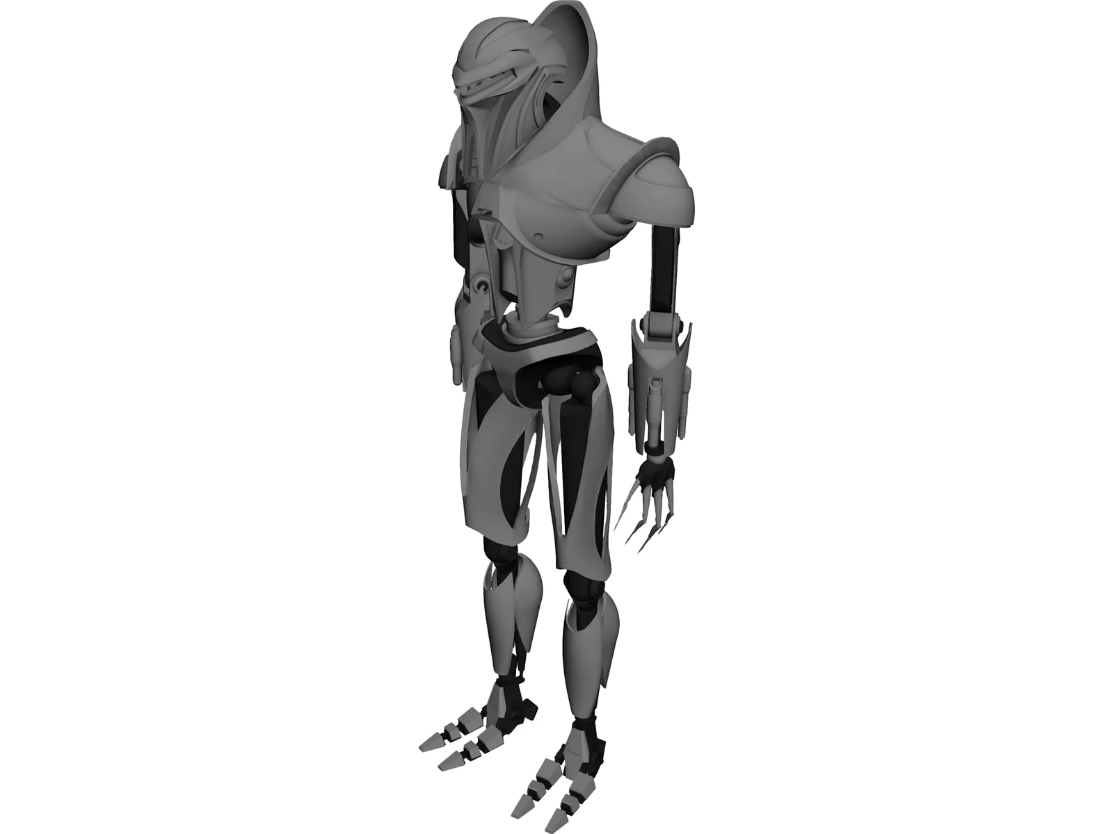 Vipers Battlestar Armored Robot 3D Model