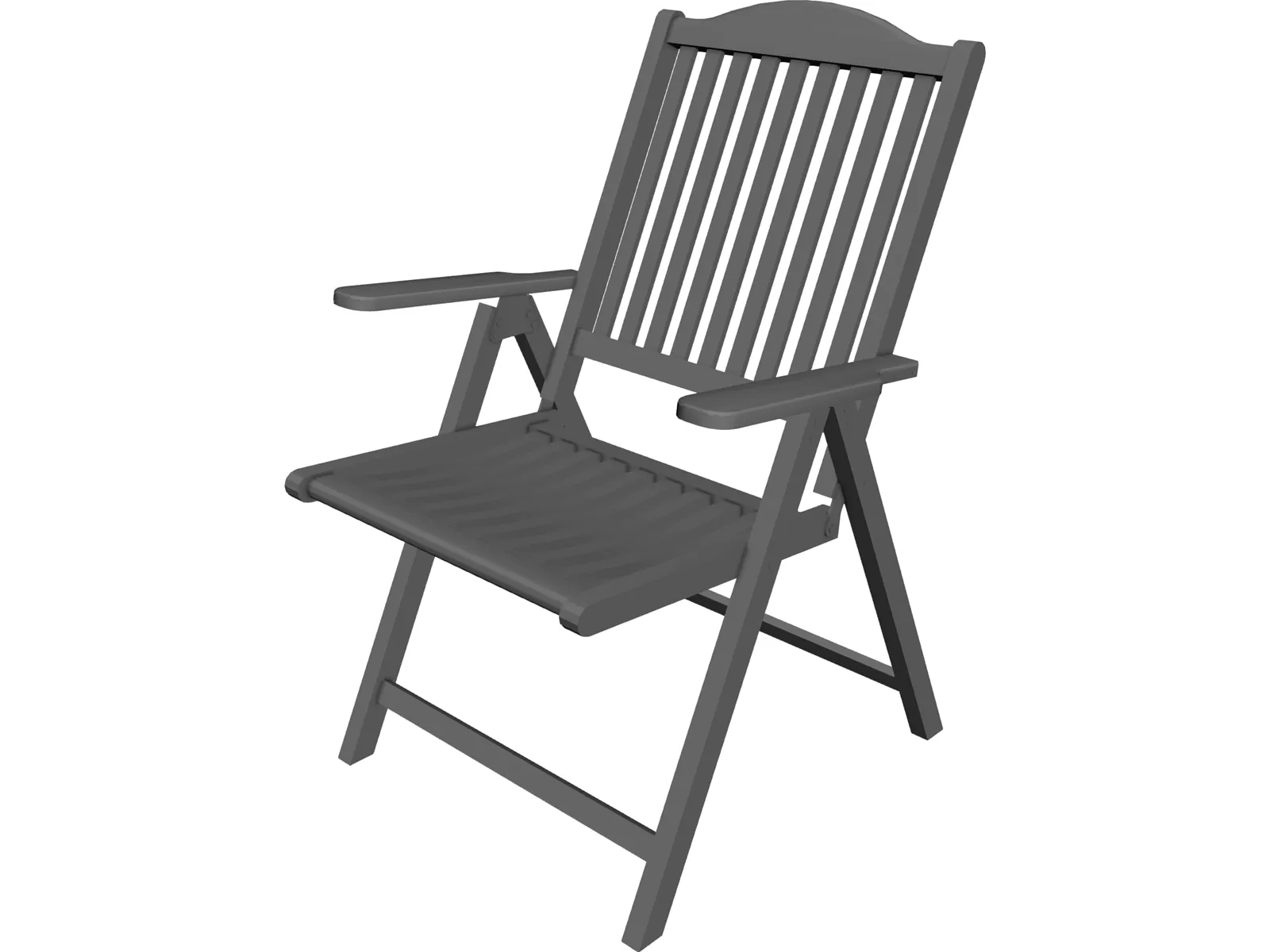 Adirondack Chair 3D Model