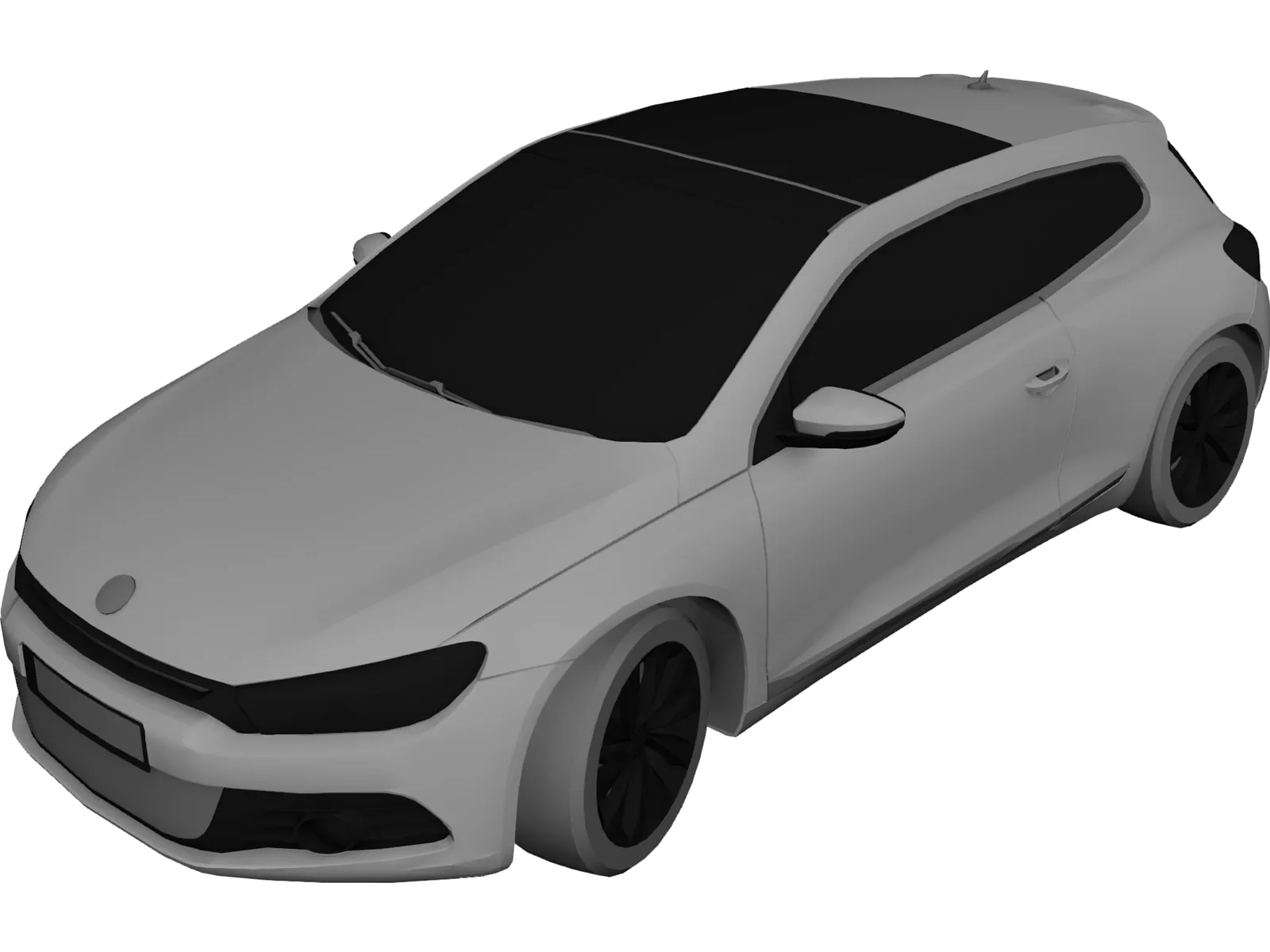 Volkswagen Scirocco 3D Model