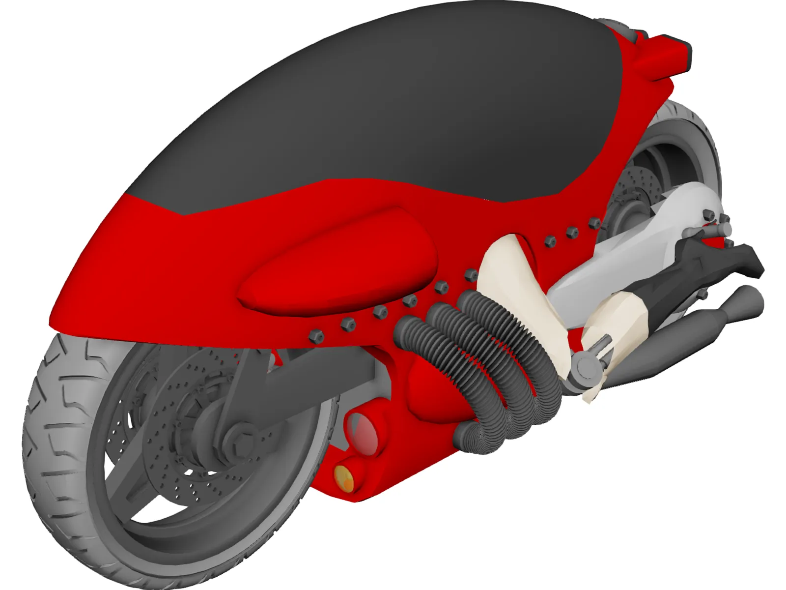 Motorcycle Concept 3D Model