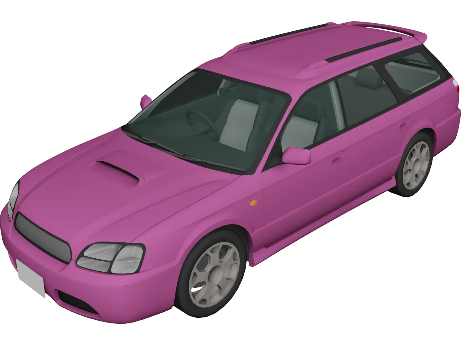 Subaru Legacy Station Wagon (1998) 3D Model