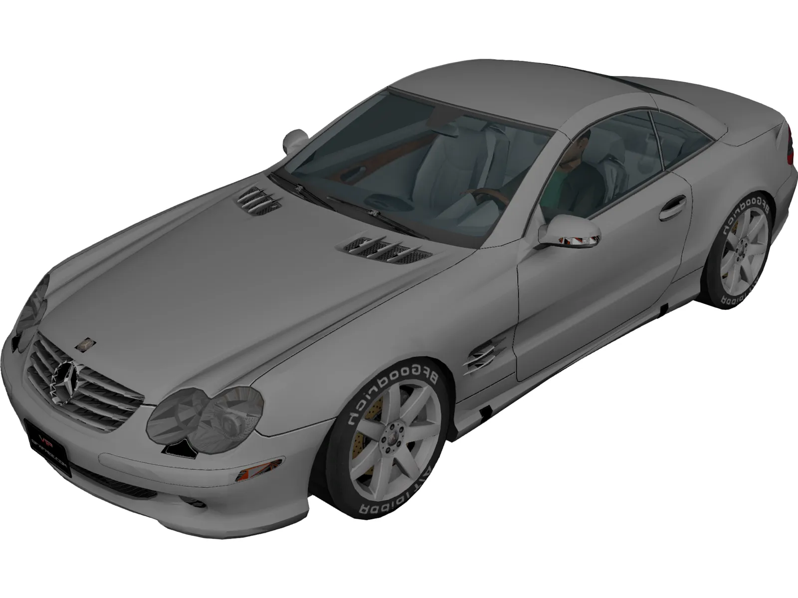 Mercedes-Benz SL500 3D Model