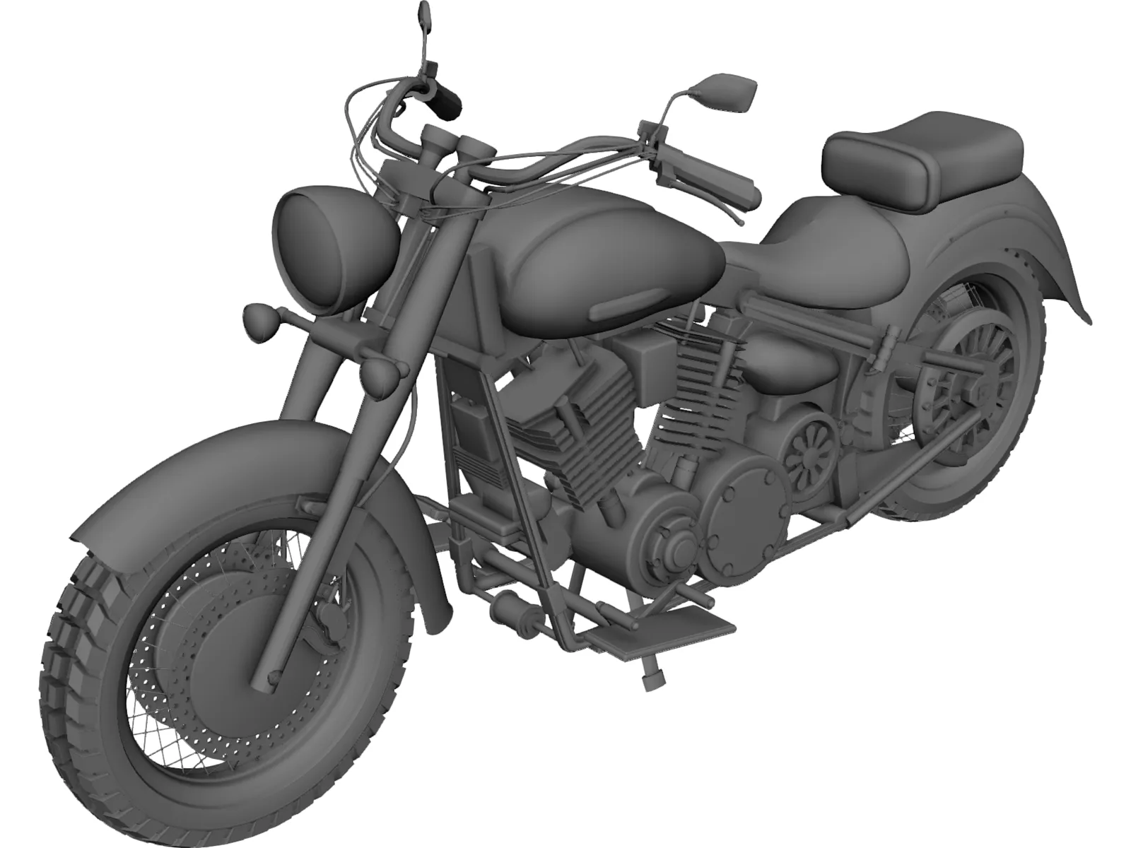 Harley-Davidson 3D Model