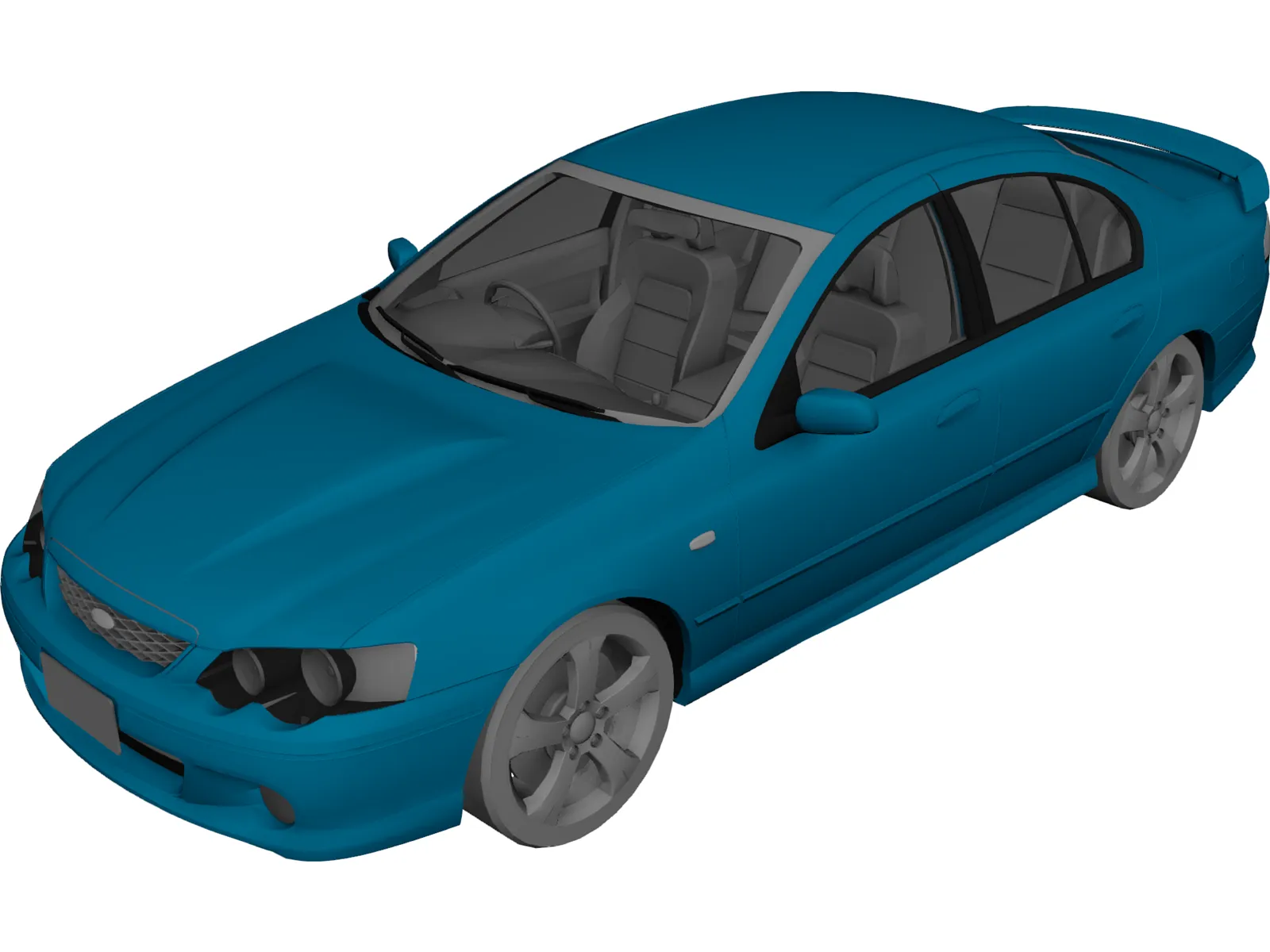 Ford Falcon XR8 3D Model