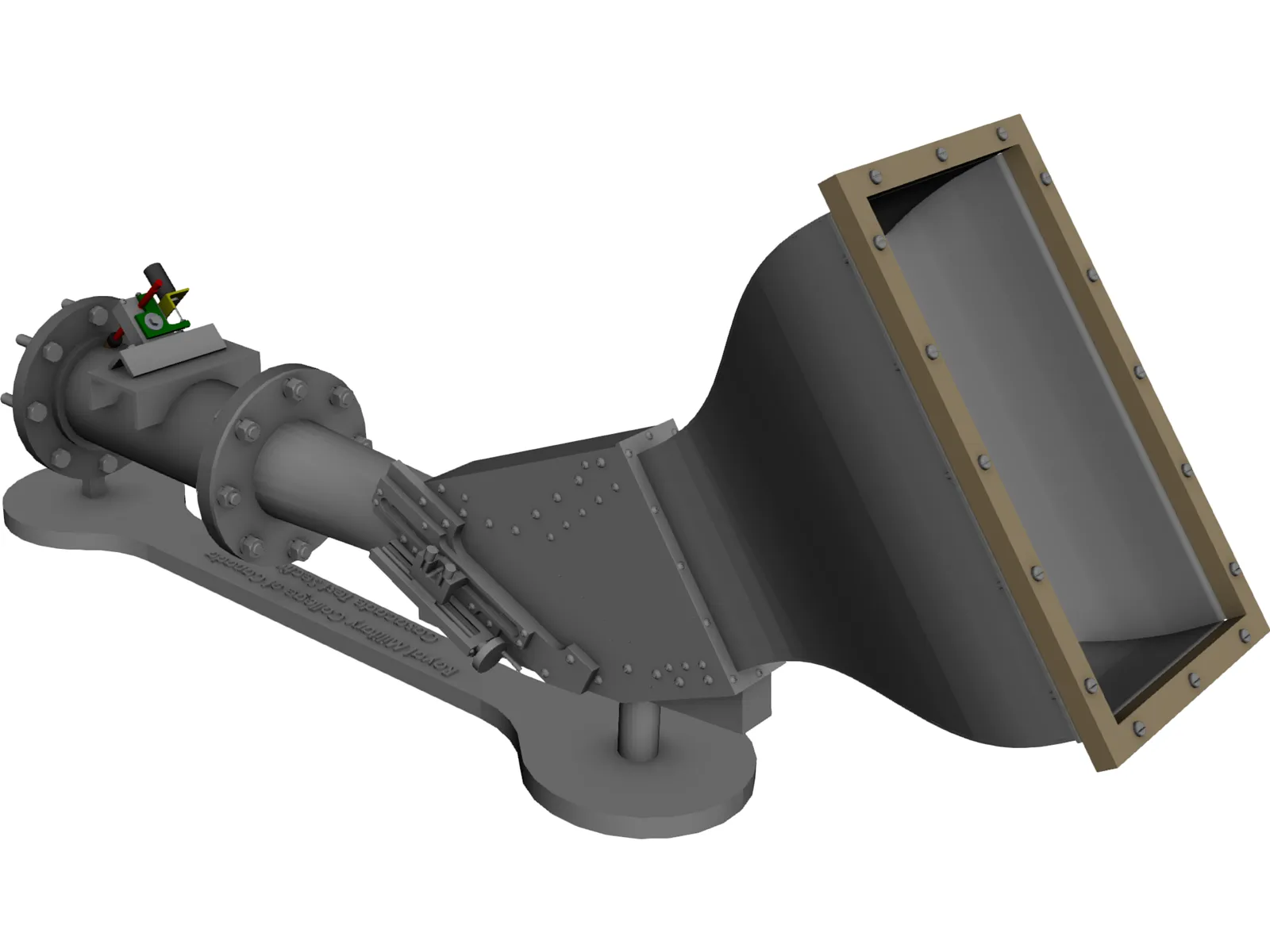 Supersonic Cascade Test Rig 3D Model