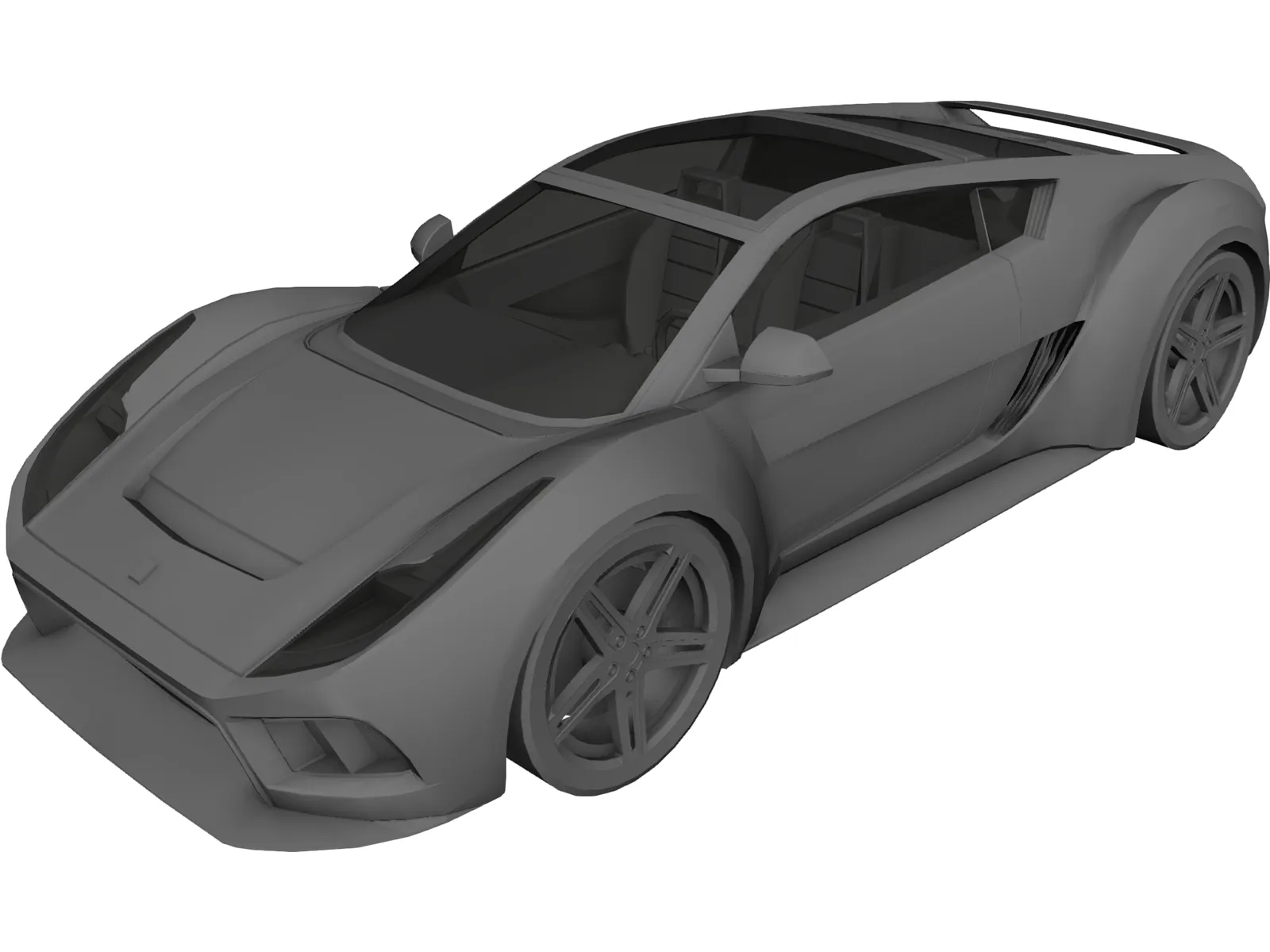 Saleen S5S Raptor (2010) 3D Model