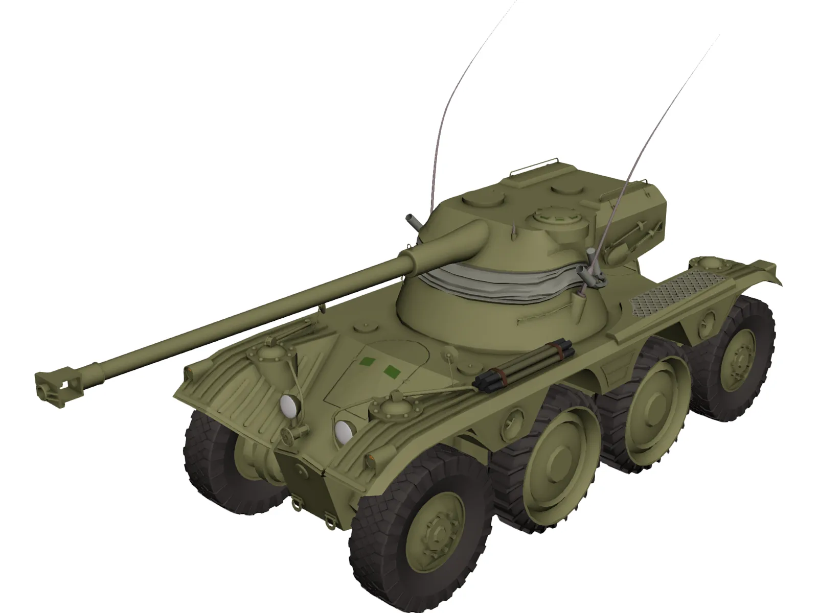 EBR-90 APC 3D Model