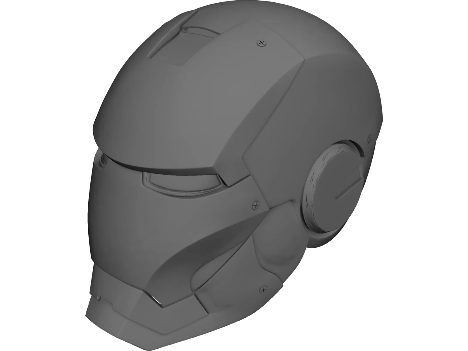 Ironman Helmet 3D Model