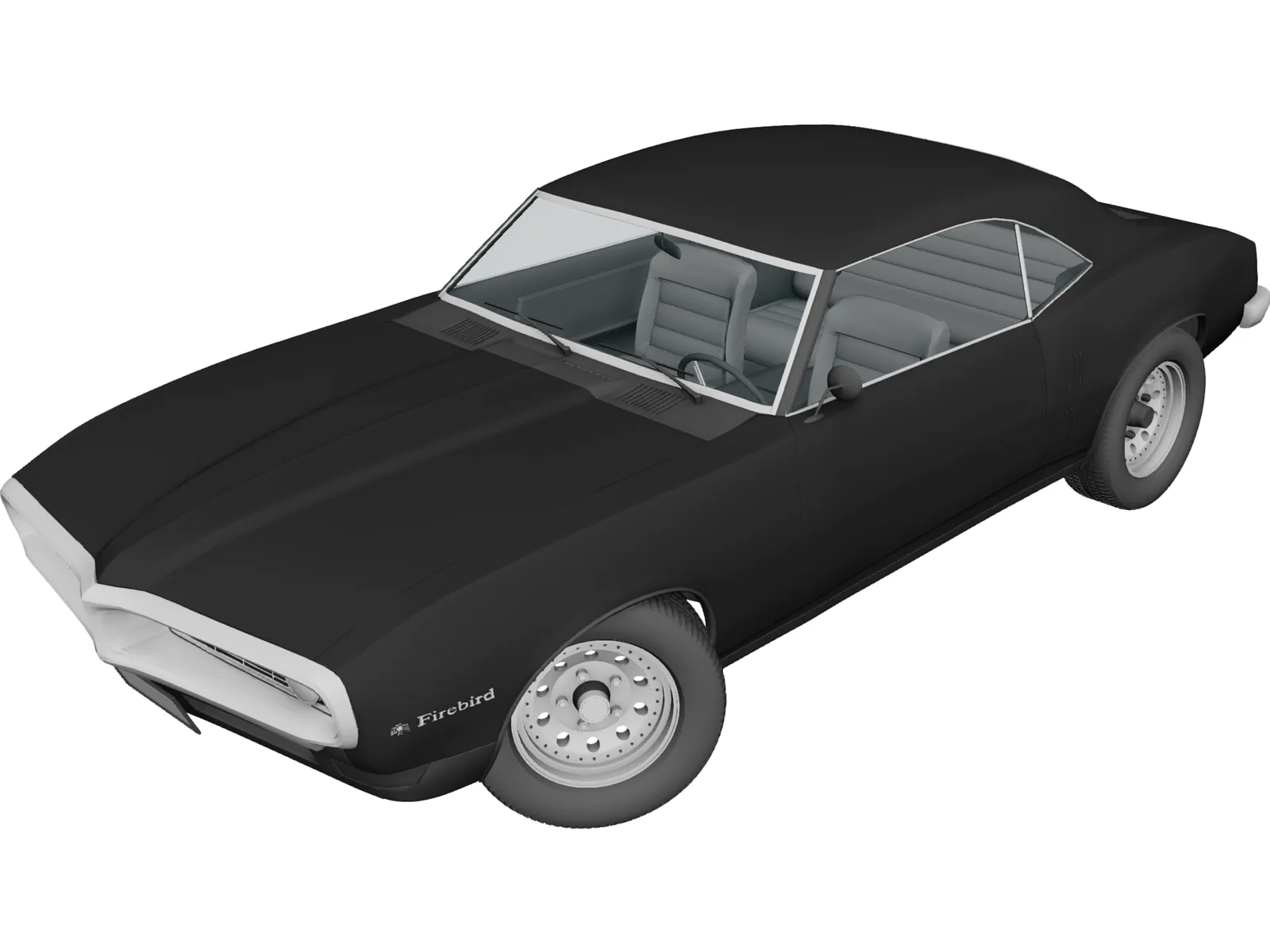 Pontiac Firebird (1968) 3D Model