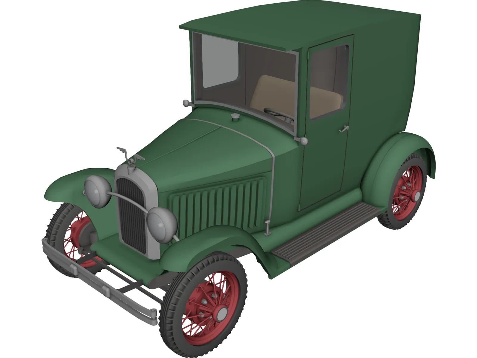 Packard Panel (1922) 3D Model