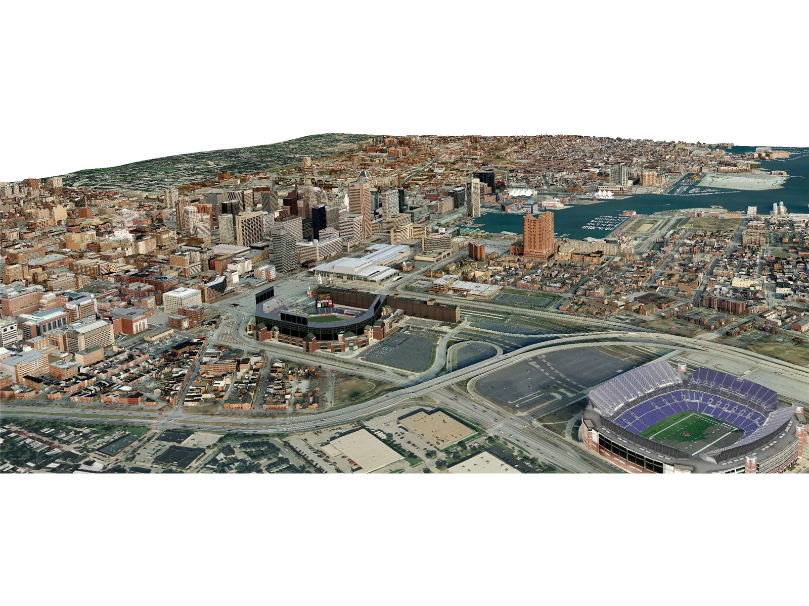 Baltimore City 3D Model