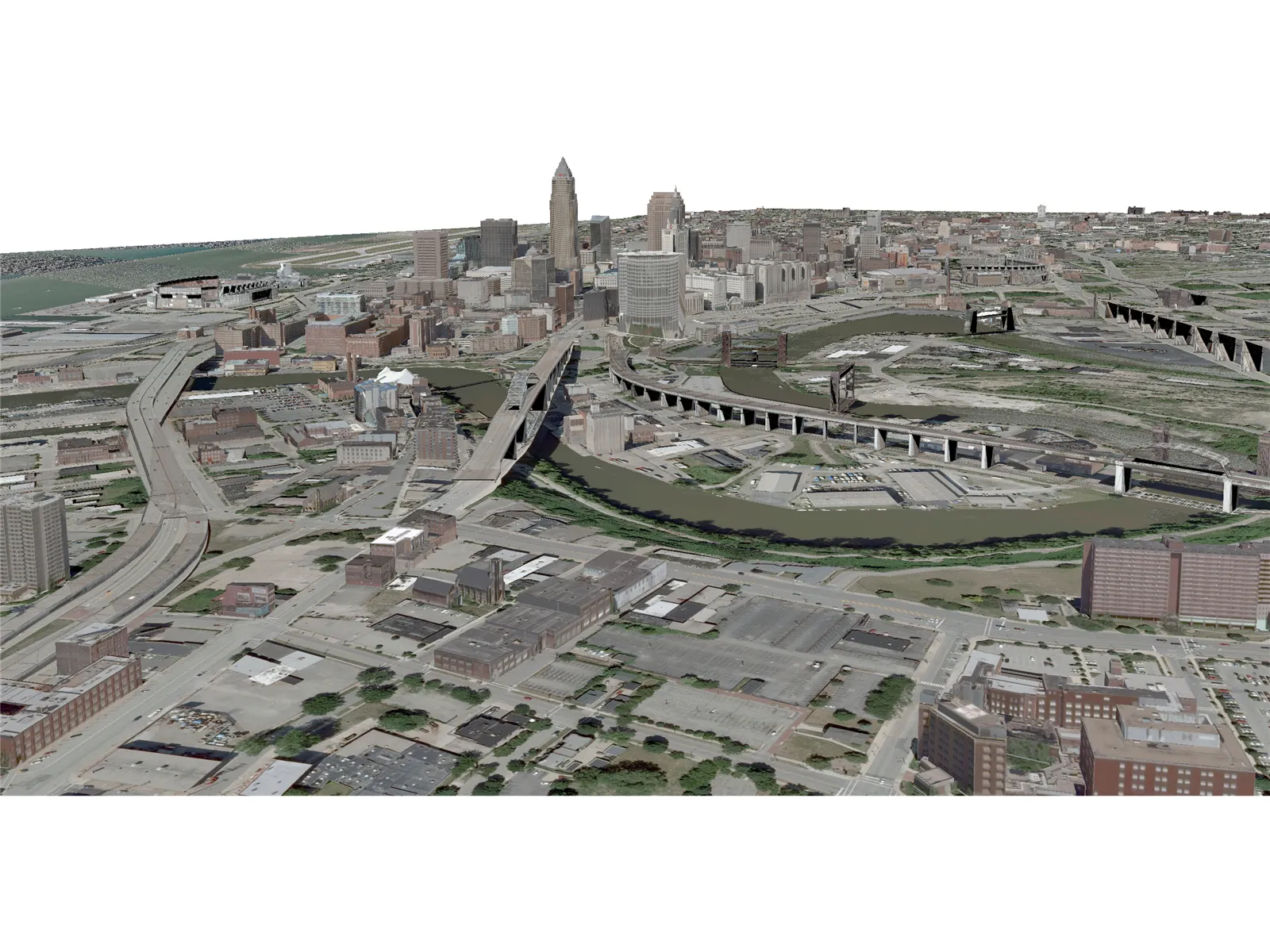 Cleveland City 3D Model