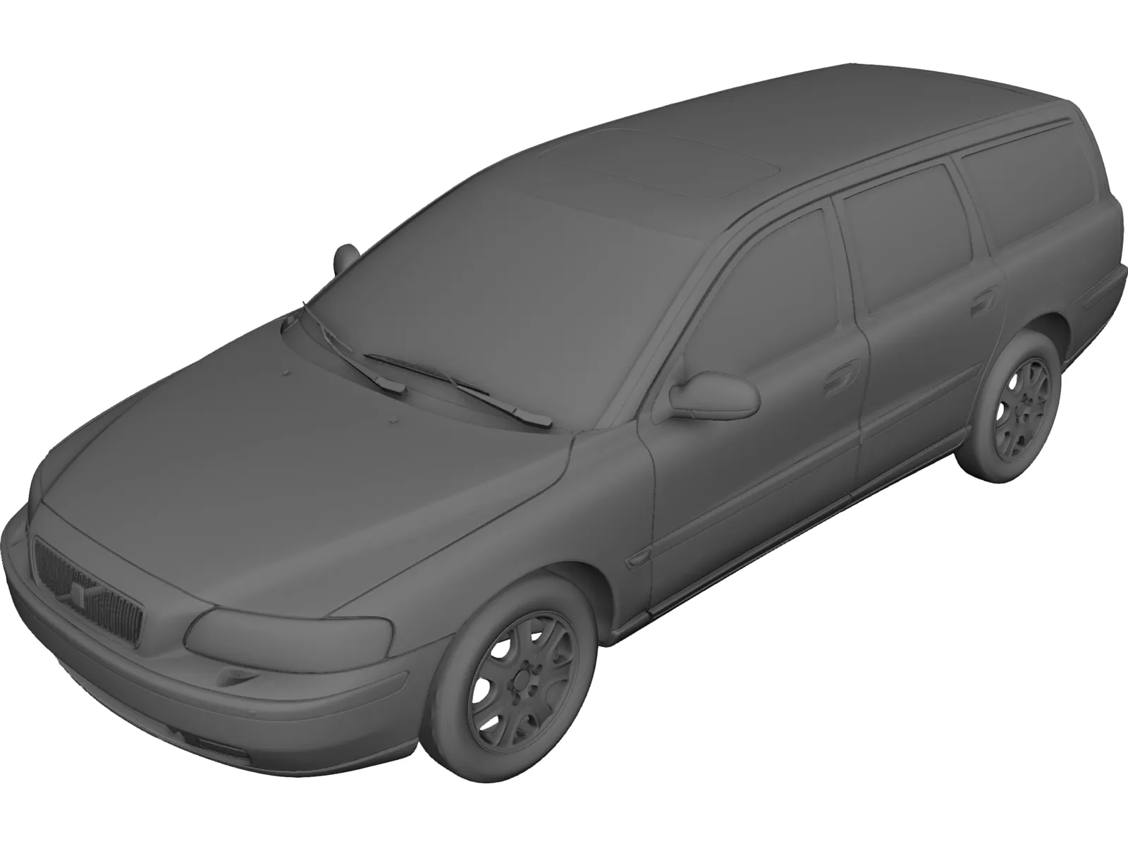 Volvo C70 Wagon (2004) 3D Model