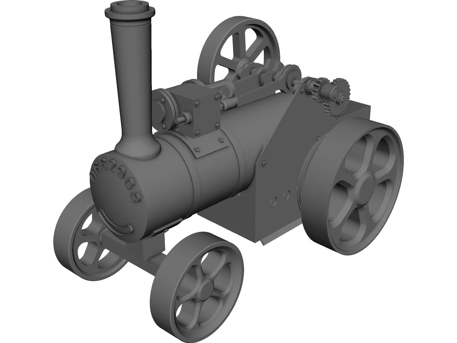 Stream Train Toy  3D Model