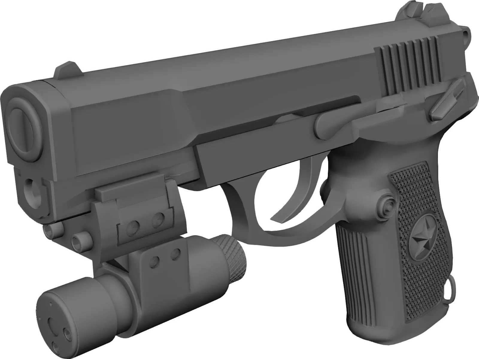 Pistol 92 Type 3D Model