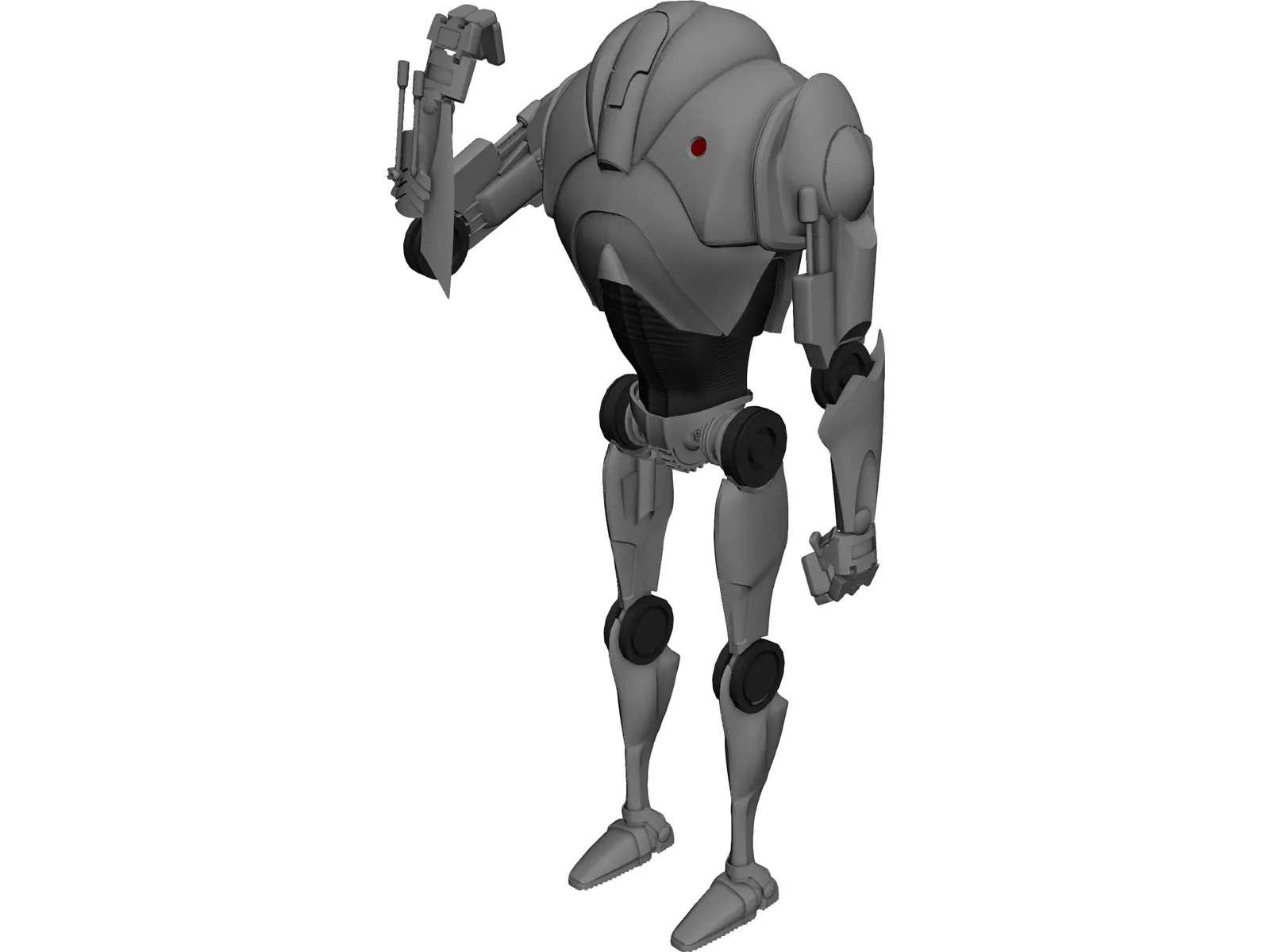 Star Wars Battle Droid 3D Model