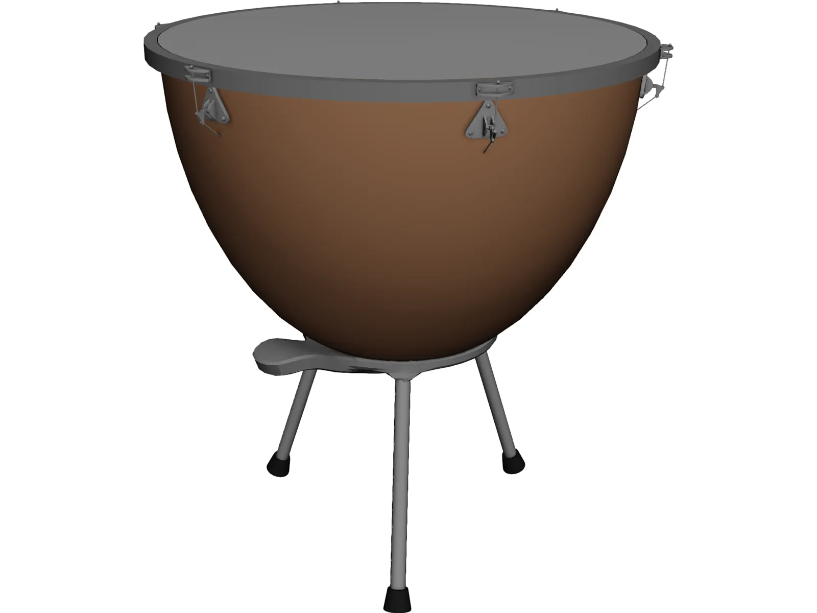 Timpani Drum 3D Model