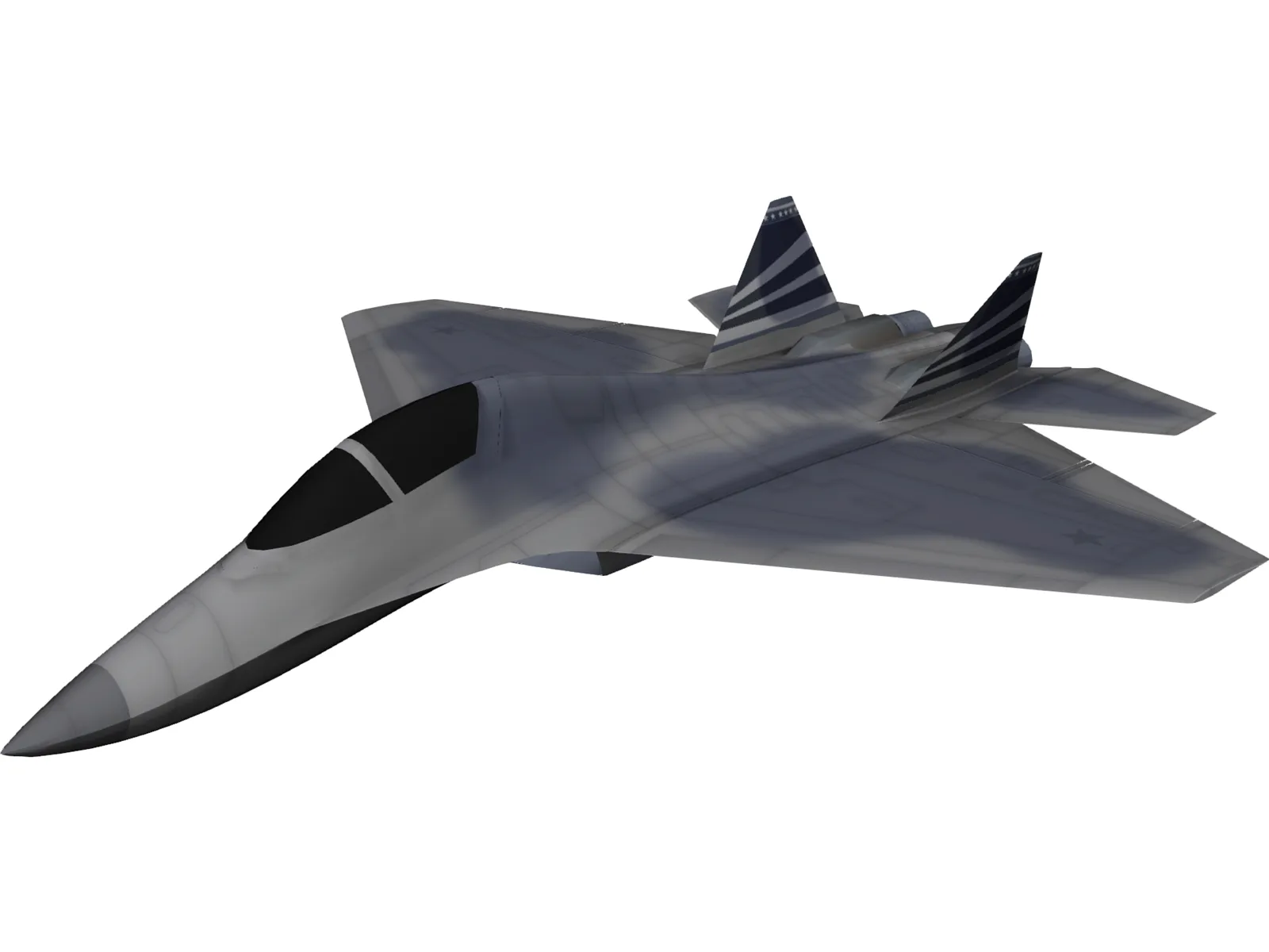 X-38 Gen 5 Fighter Concept 3D Model