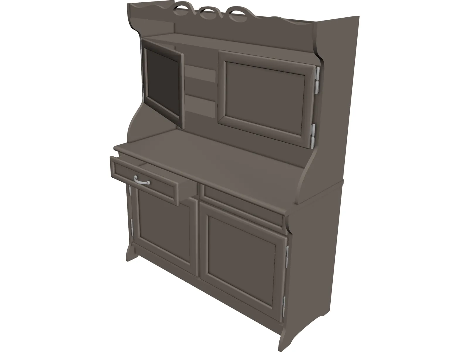 Cabinet Old 3D Model