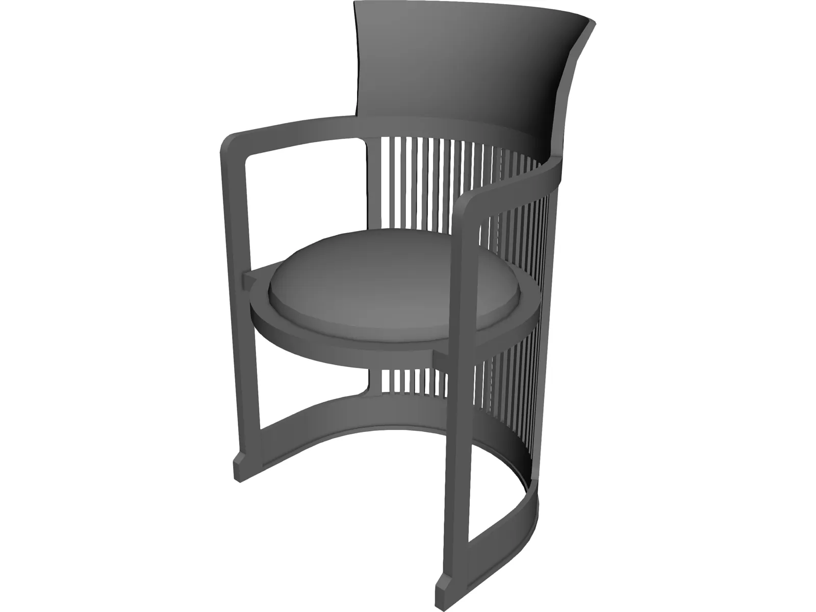 Chair Dinning Room 3D Model