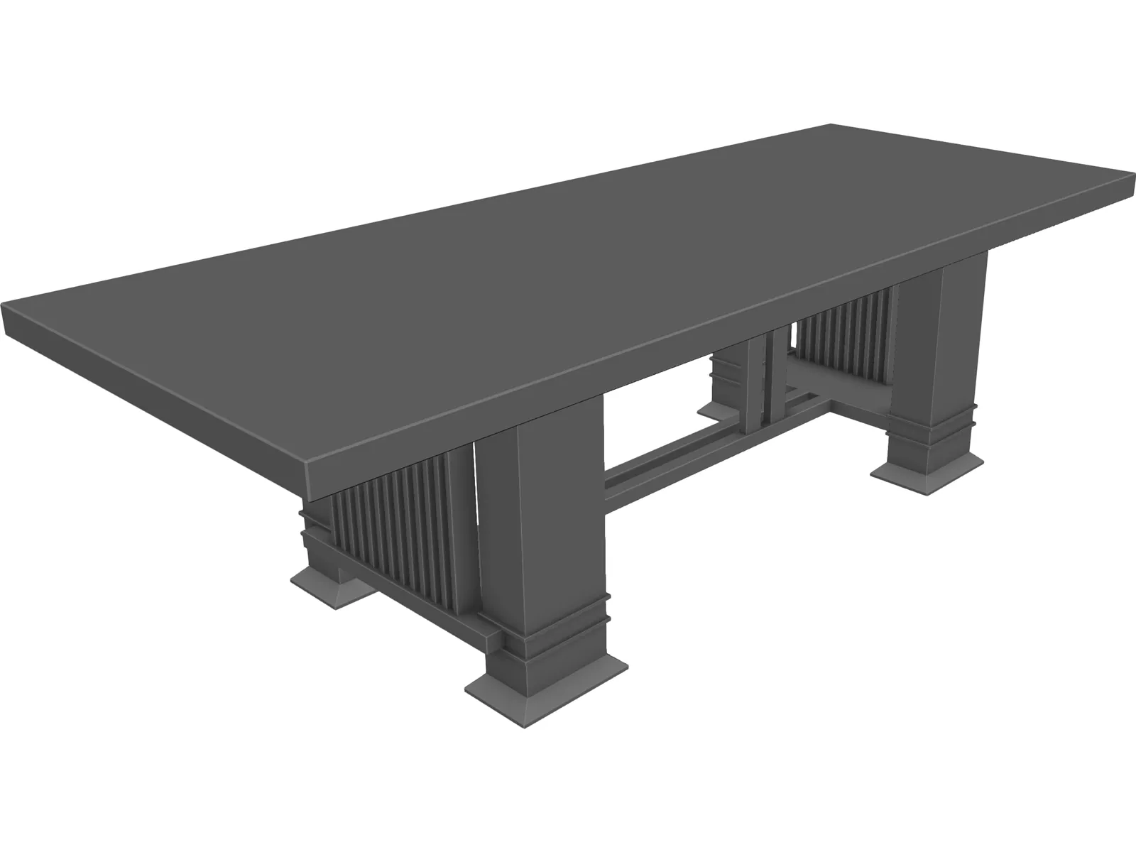 Table Dinning Room 3D Model