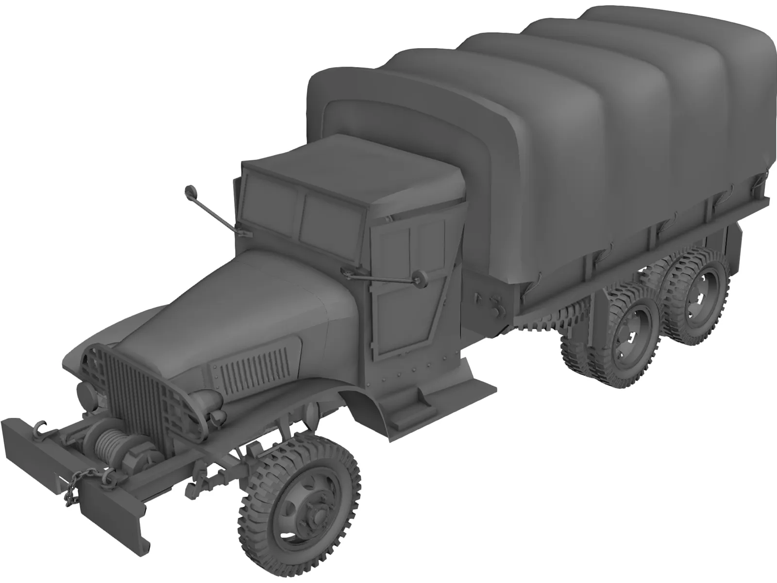 GMC Cckw 353 3D Model