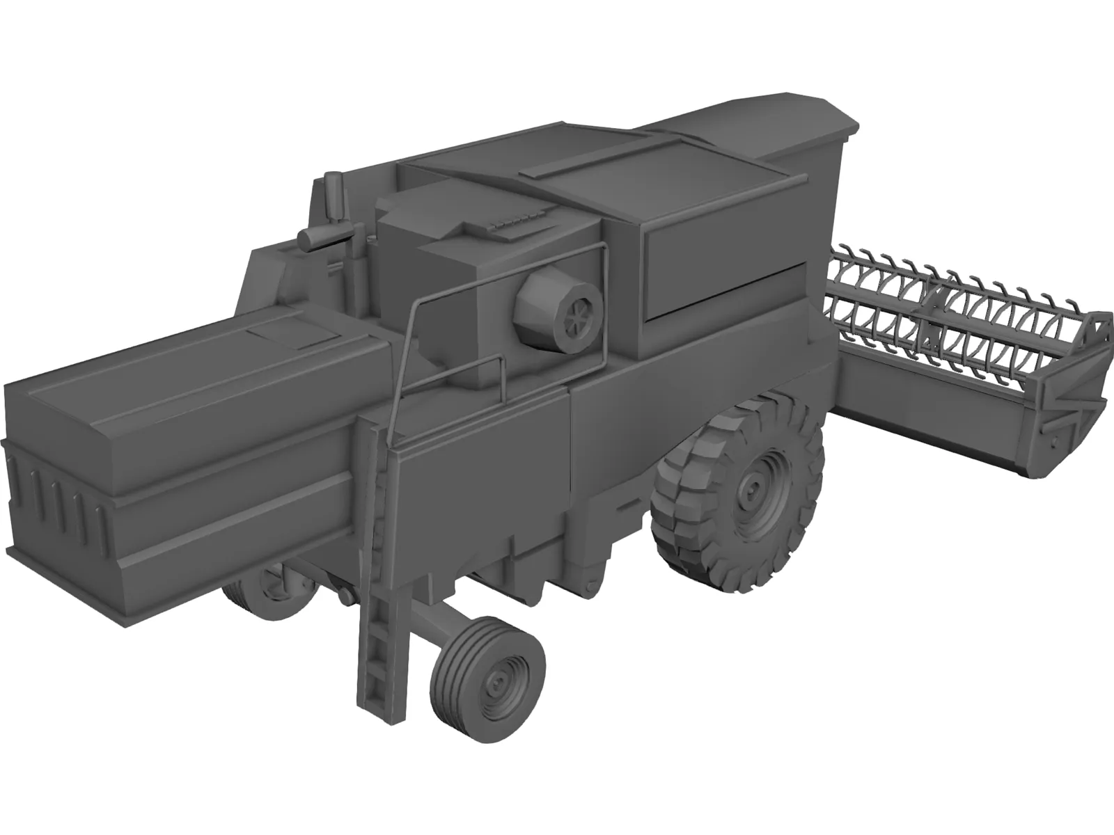 Harvester 3D Model