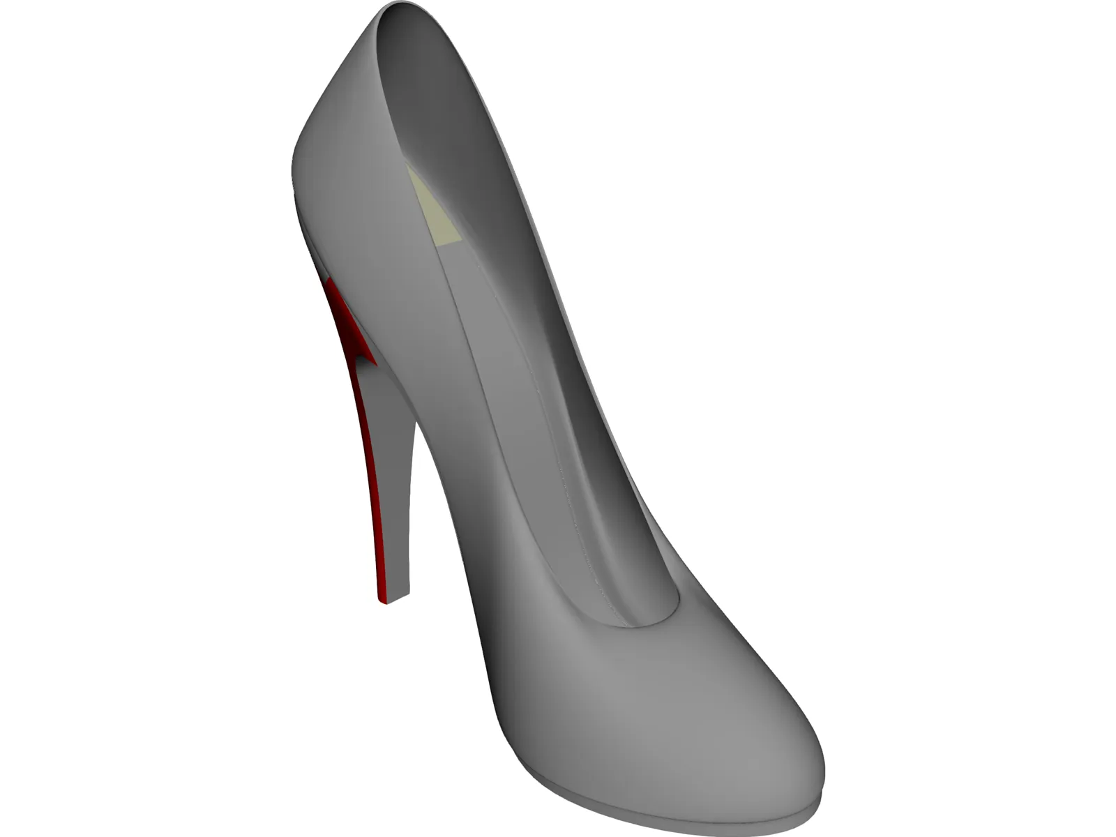 Woman Shoe 3D Model