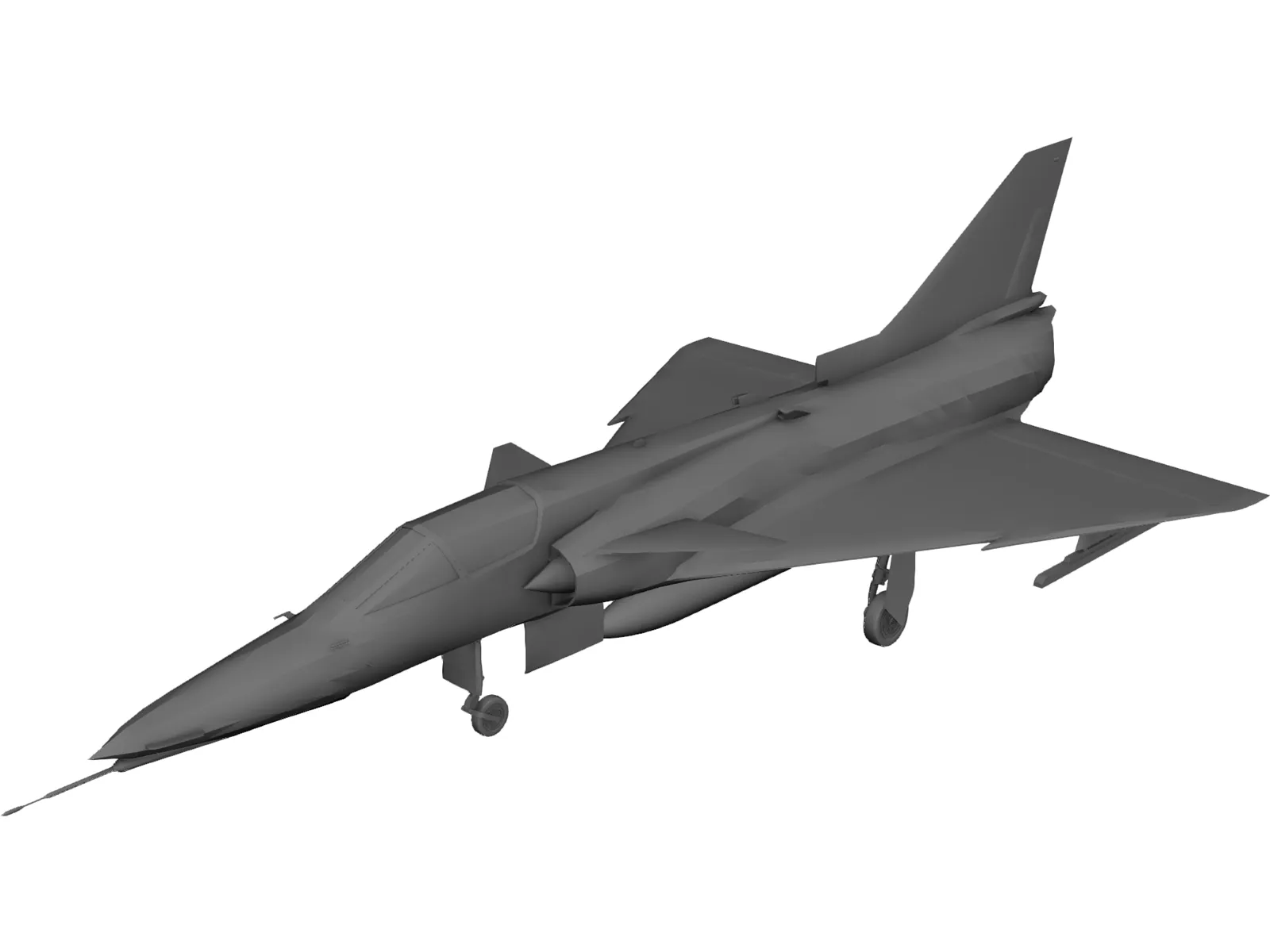 IAI Kfir C7 3D Model